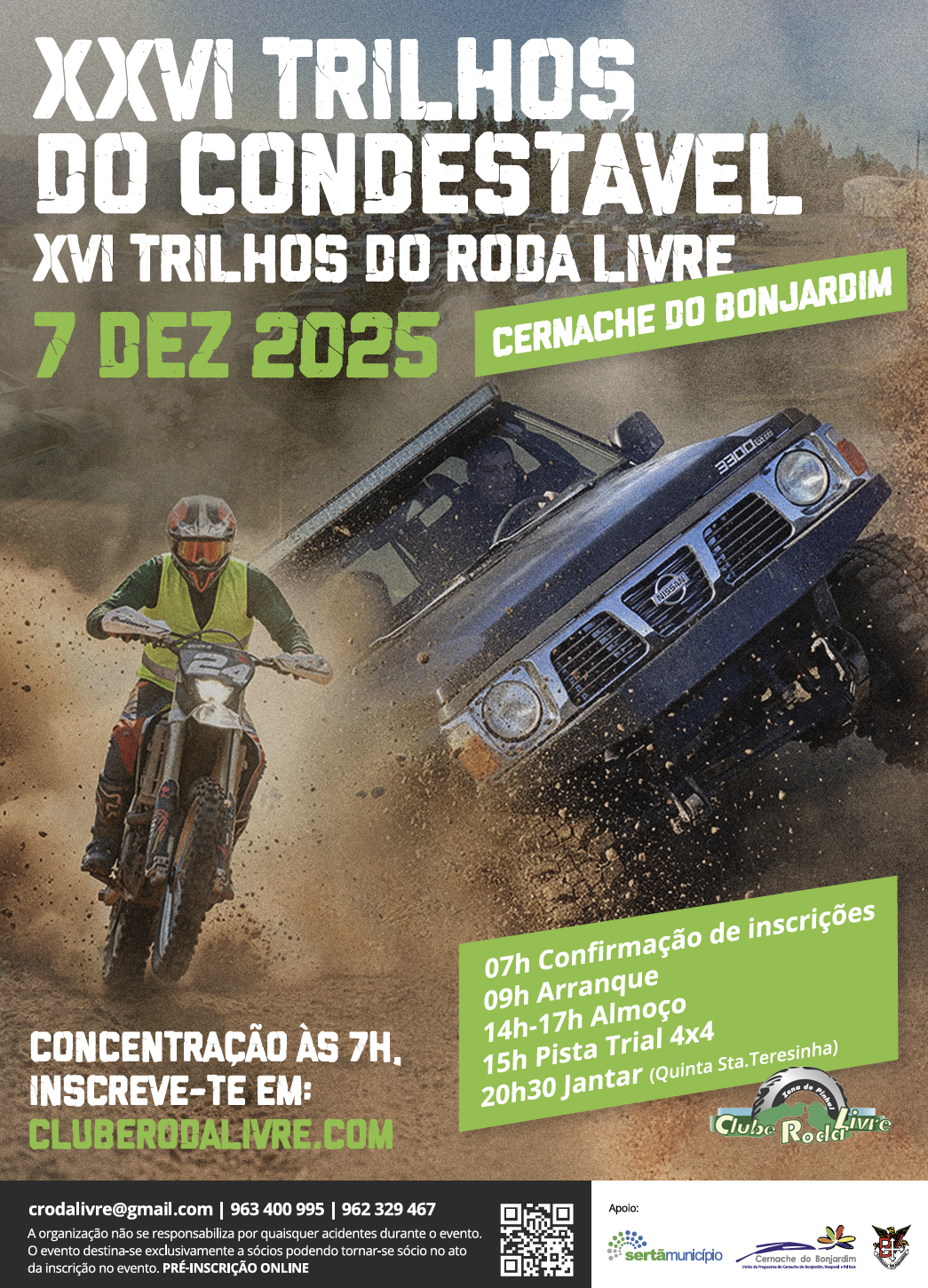 Flyer do Evento XXVI Trilhos do Condestável